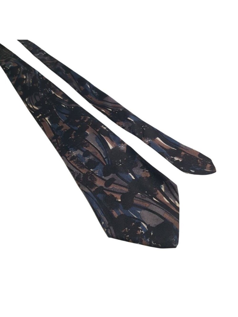 Sabatini Abstract Art Print Mens Tie Multicolor 57 x 3.25 Silk Blend Made Italy